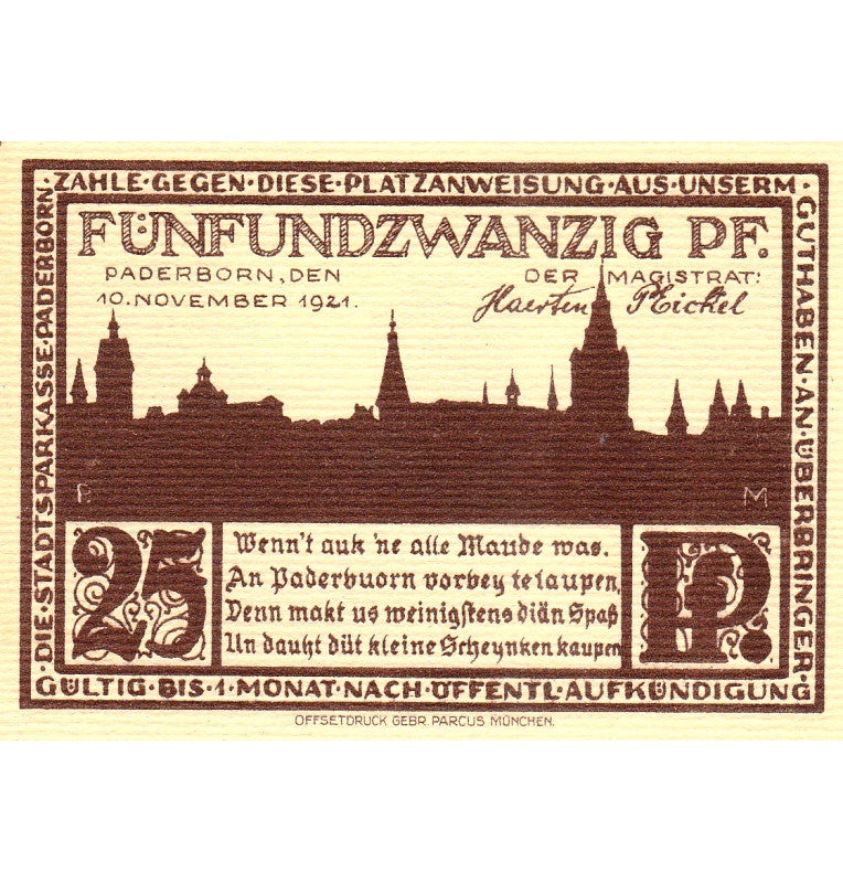 Alemania Set 5 Notgelds